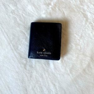 Kate spade bifold black wallet